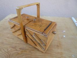 Nähkästchen Nähkasten Schmuck Kasten Schneider Design Deco