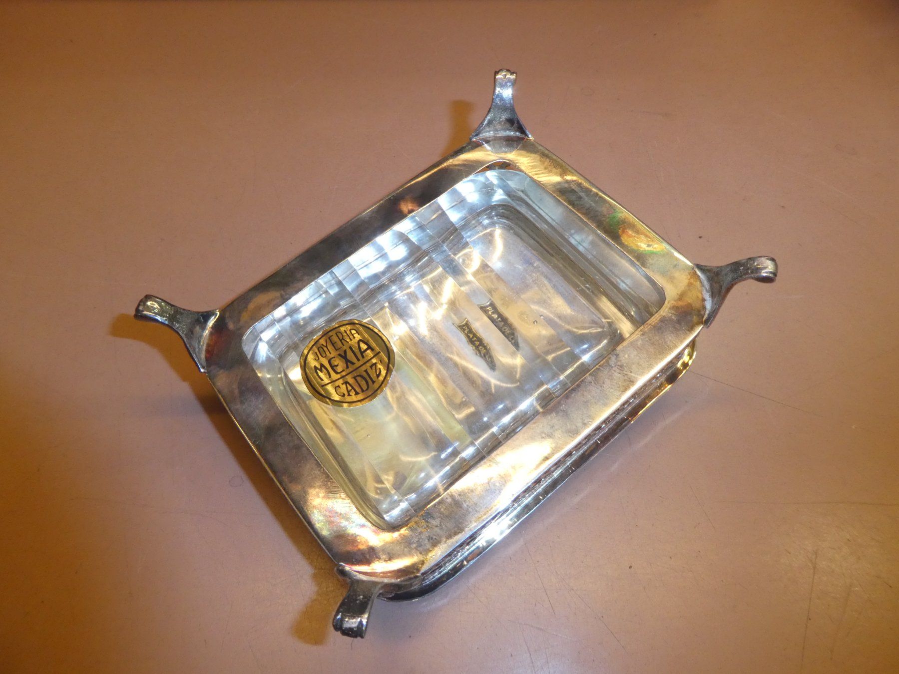 Altre Stoviglie: Versilberte Butterdose mit Deckel - Vintage Design! – Usato da Chur venduto da Diversico2010 3