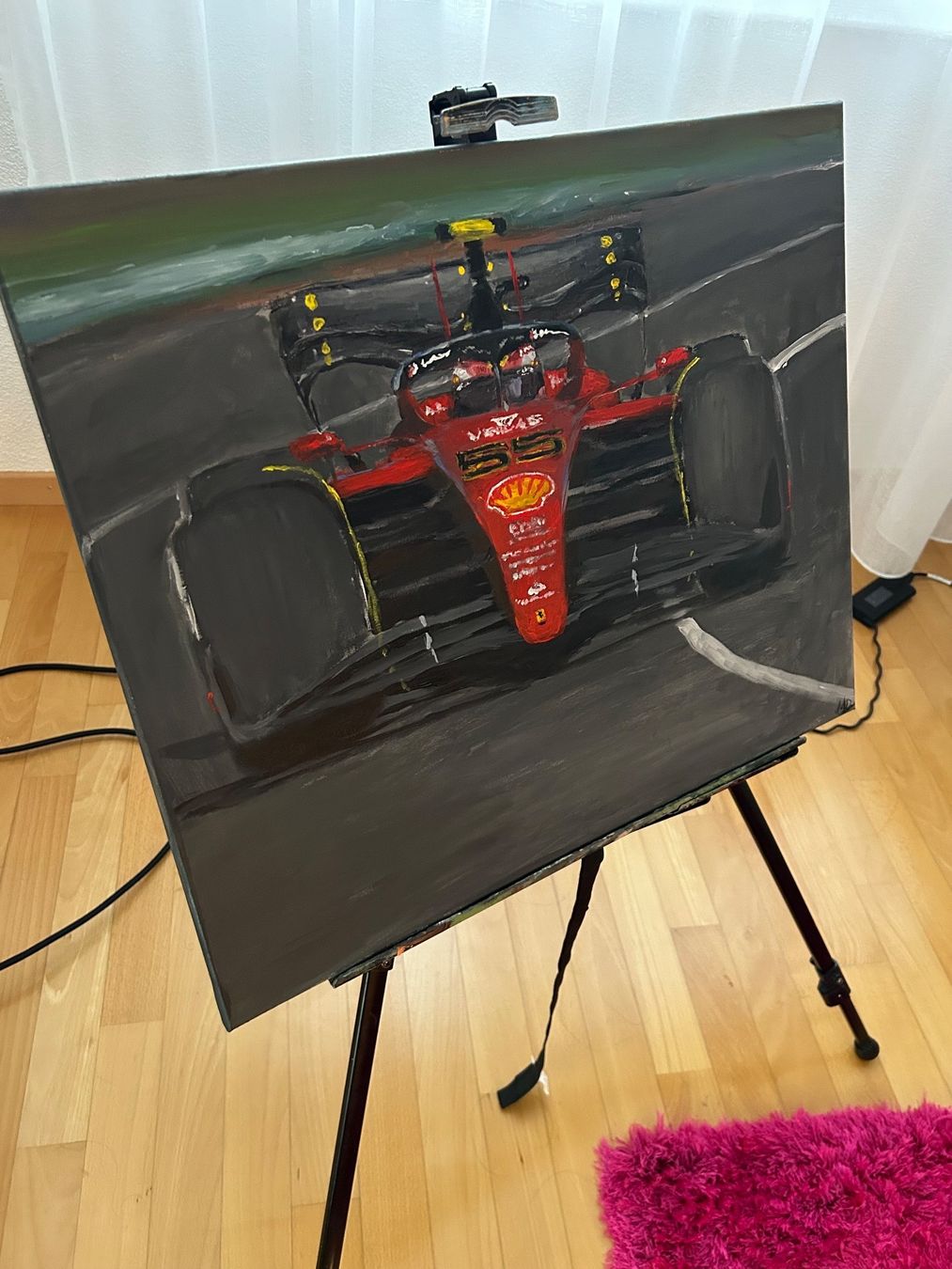 Gemälde: Formula 1 Gemälde (Carlos Sainz) – Neu und originalverpackt aus Pfäffikon SZ von Andrei_Moro_Kunst 1