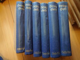 Der junge Goethe, Max Morris, 6 Bände, Insel Verlag 1909