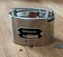 KÄSSELI MIT SCHLÜSSEL !! DARLEHENSKASSE OHNE ORT - VERCHROMT