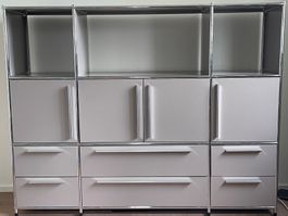 Cubo Metallschrank Büro 152x120x40cm taupe