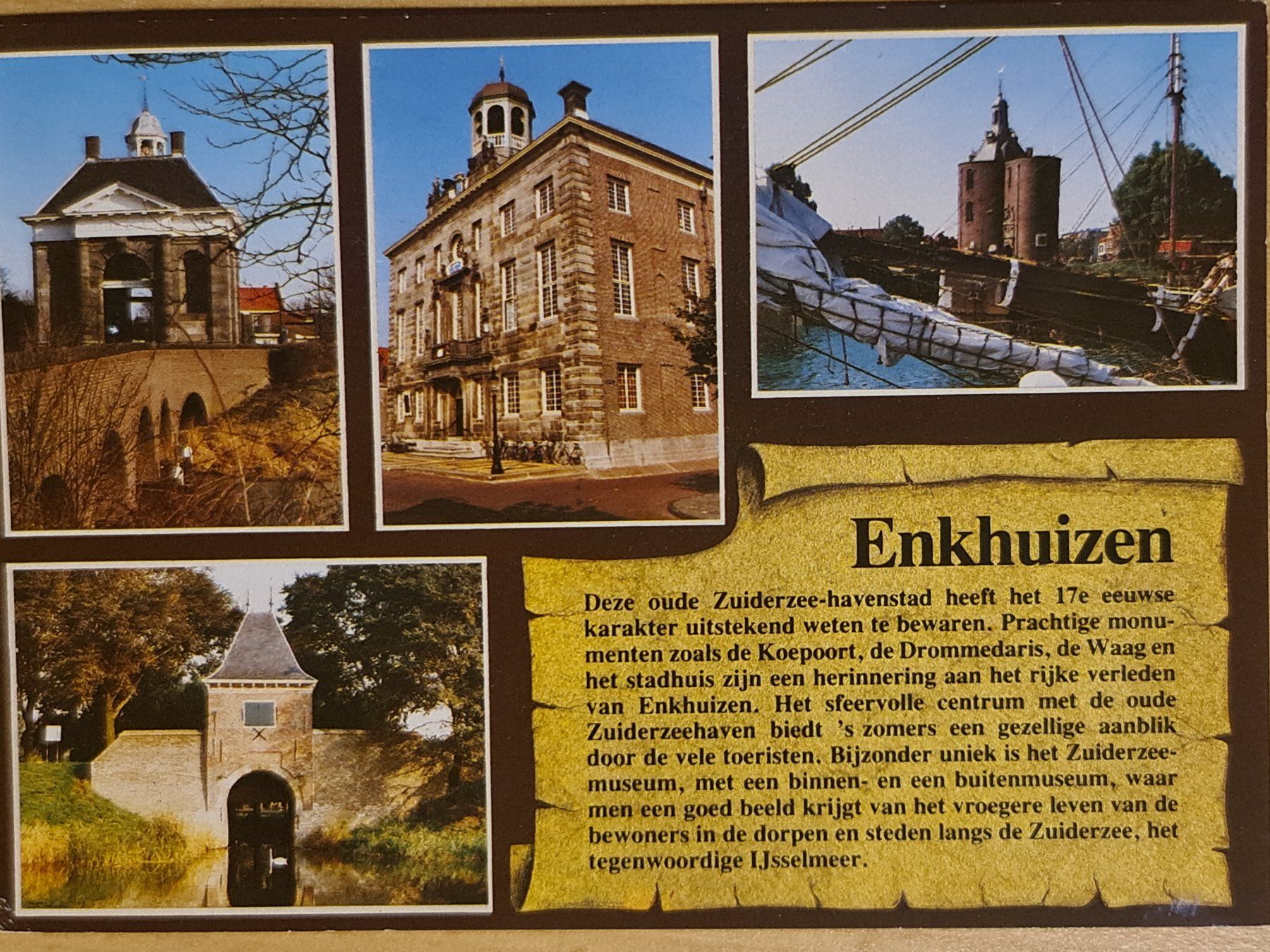 Cartoline postali: Ansichtskarte Enkhuizen Niederlande – Usato da Dintikon venduto da Vexi
