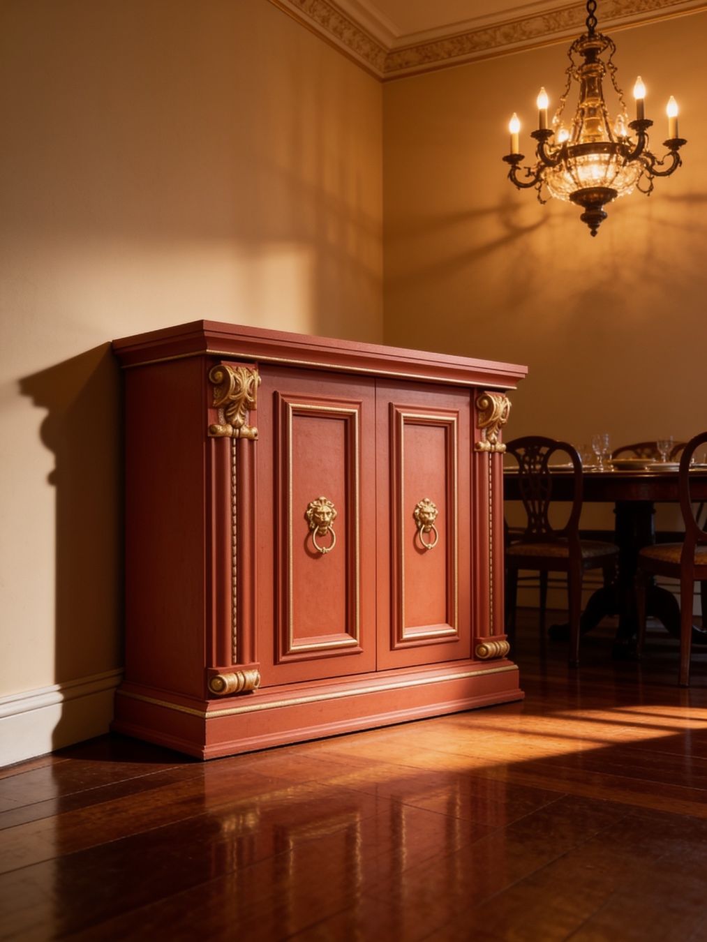Kommoden: Sideboard Buffet Löwenkopf Kommode Anrichte Retro Kommode – Gebraucht aus Brüttisellen von Nice_For_You