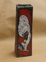 Vase reinste 60 er Jahre golden 60s