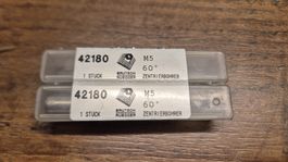 Zentrierbohrer M5 60° 10×5.3×4.2 2Stk