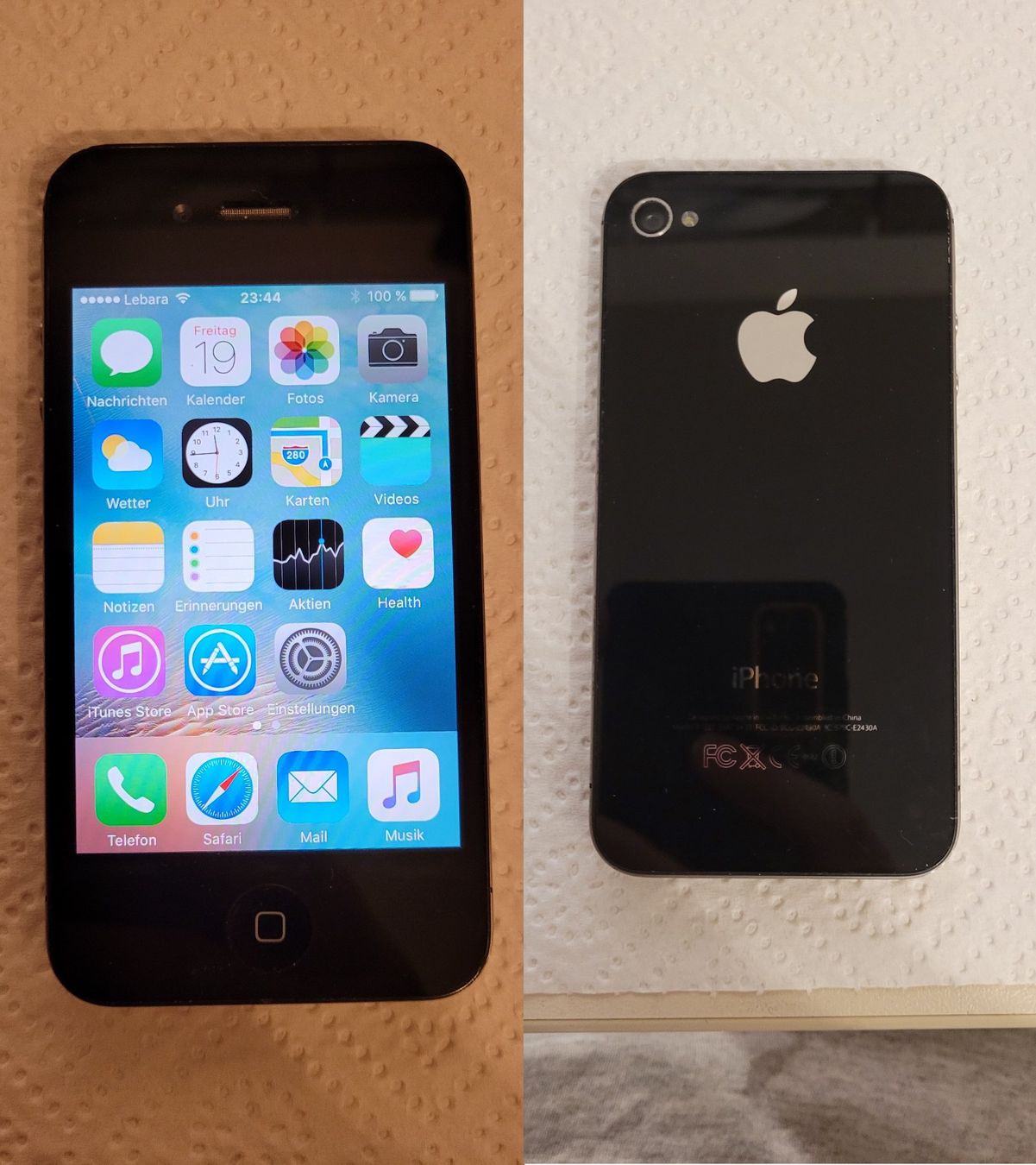 Apple Handys / Smartphones: Apple Iphone 4s / A1387 / 16 GB / Schwarz / iOS 9.3.6 / #13 – Gebraucht aus Adlikon b.Regensdf von ChriZ86