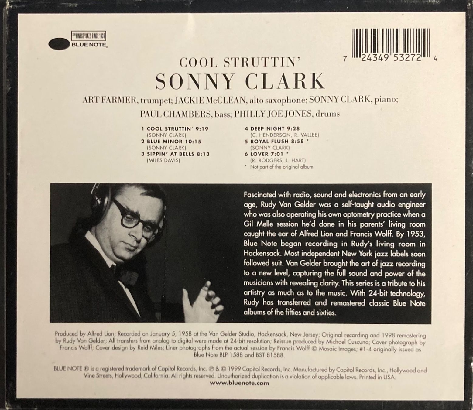 CDs: SONNY CLARK - COOL STRUTTIN' - – D'occasion à Poliez-Pittet par Newtown-Records 1