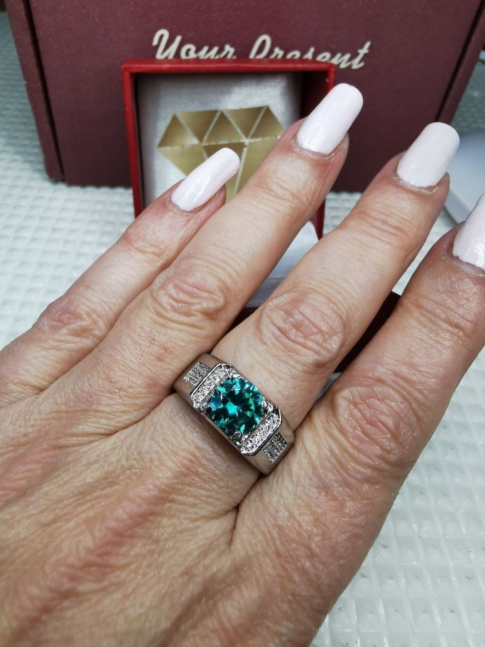 Anelli: Bague avec zircons – Nuovo e nell'imballaggio originale da Reconvilier venduto da Tsma67 7