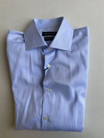 Business-Hemd von MASSIMO DUTTI, Gr. 43, Hellblau, Neu!