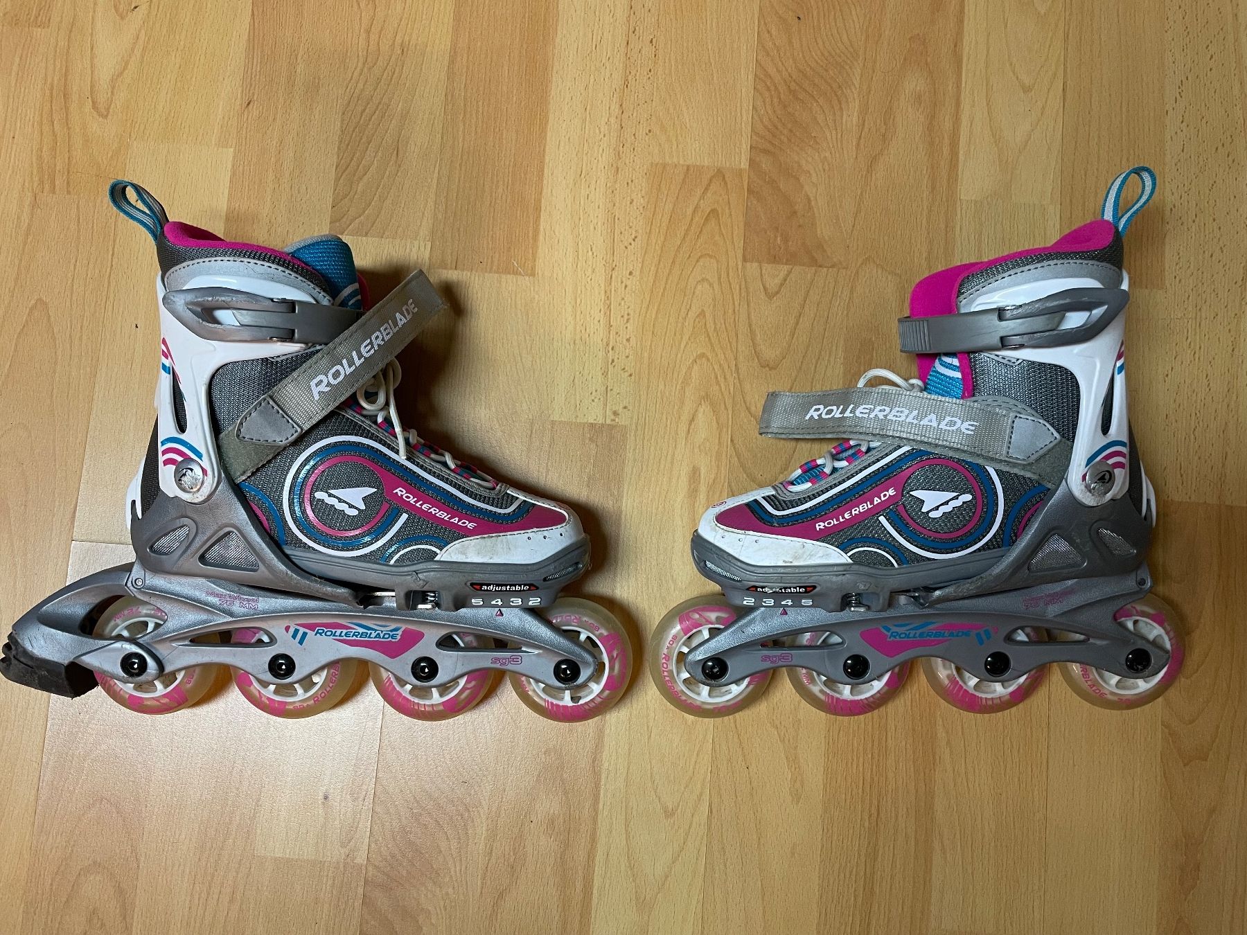 Inline-Skating & Rollschuhe: Rollers ajustables taille 33-36.5 – Gebraucht aus Longirod von vin_hn9m