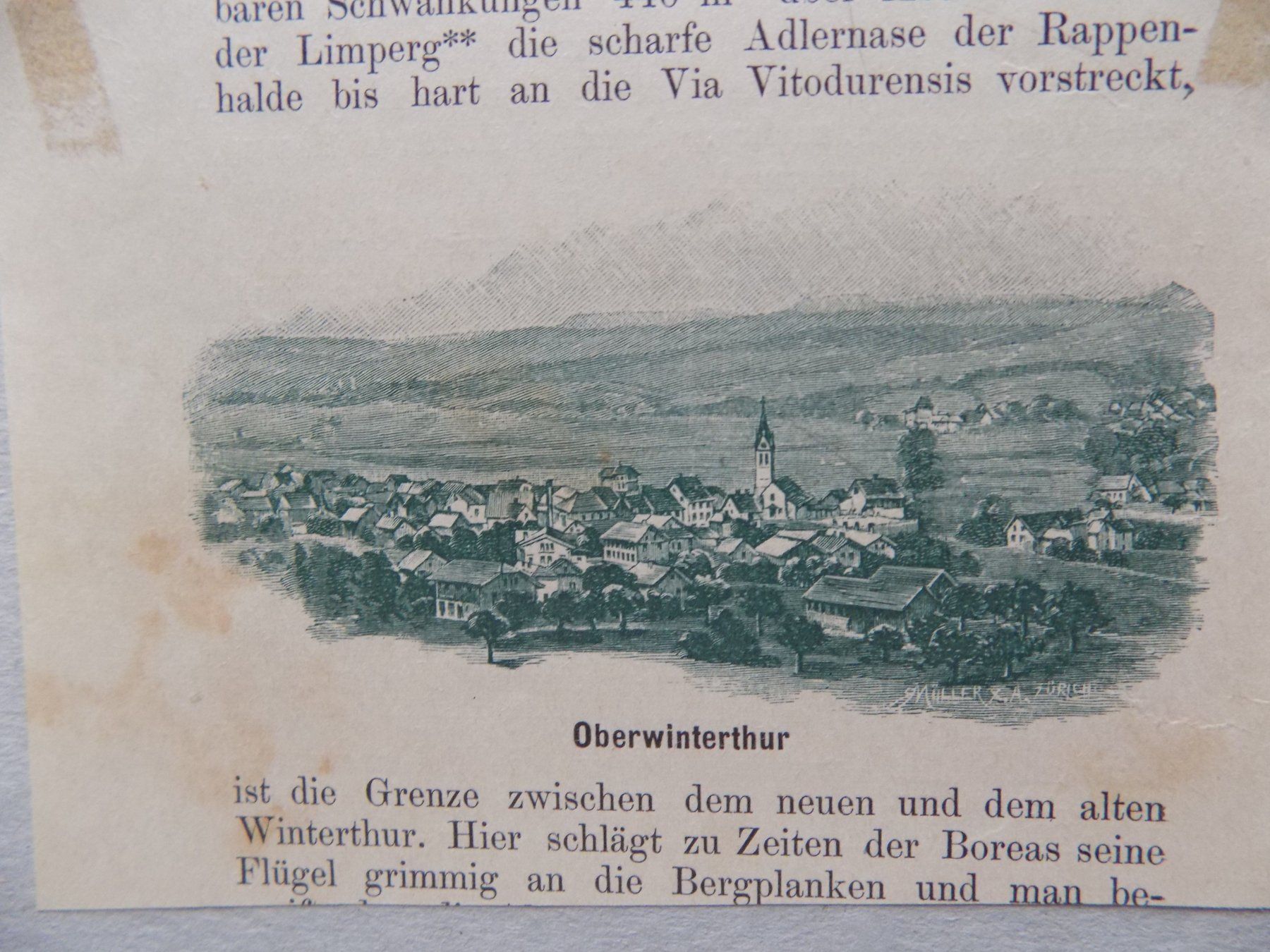 Incisioni: Zürich Oberwinterthur – Usato da Risch venduto da Antikfee 4