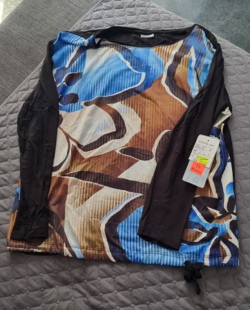 Barbara Lebek Shirt, Gr. 40, Langarm, neu