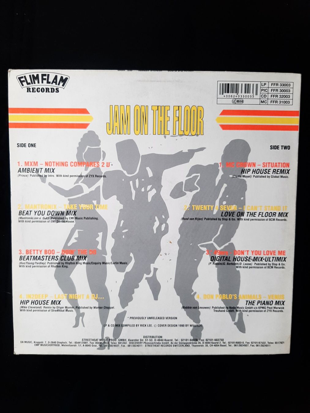 Vinyles: LP von Jam on the Floor aus 1990 – D'occasion à Kreuzlingen par Jack.Daniels 3