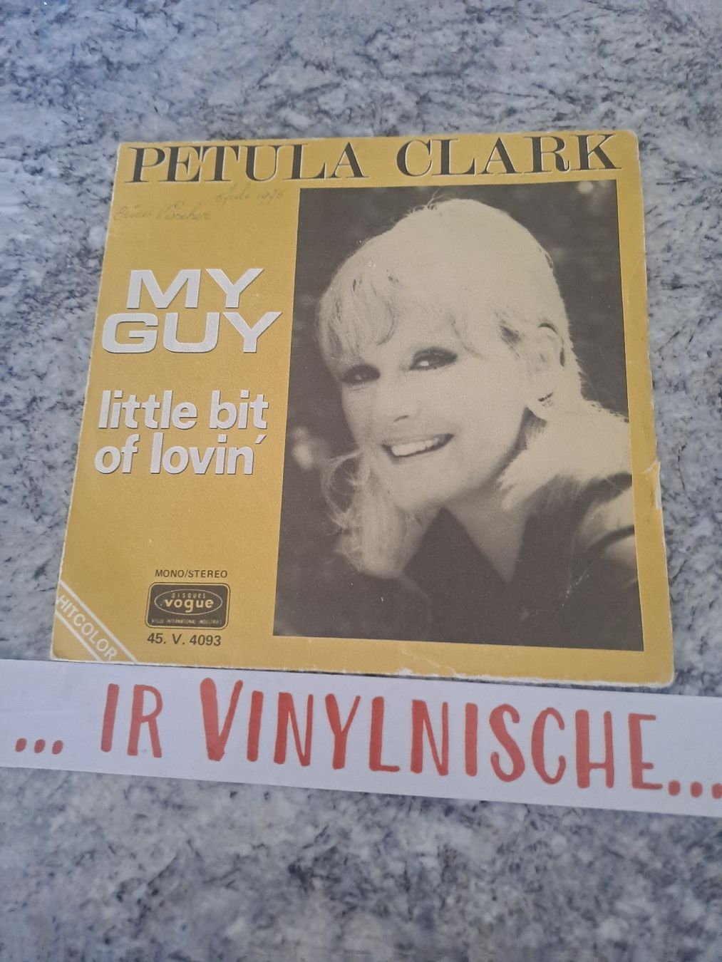 Dischi in vinile: Single  PETULA CLARK  "My Guy"  vogue – Usato da Uetendorf venduto da Essiggurken