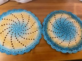 Tisch-Platz Sets,2er-Set,Handgemacht