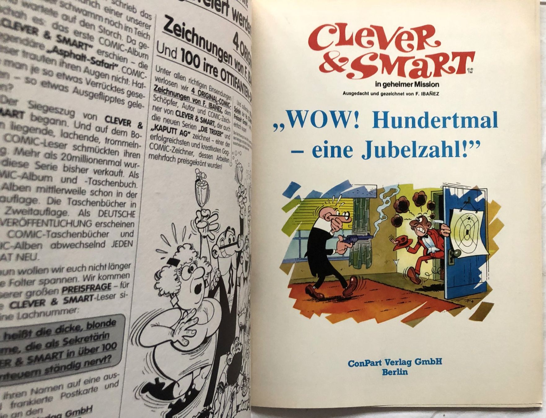 Fumetti: CLEVER & SMART - Nr.100 - 1.Auflage – Usato da Schaffhausen venduto da durruti 1