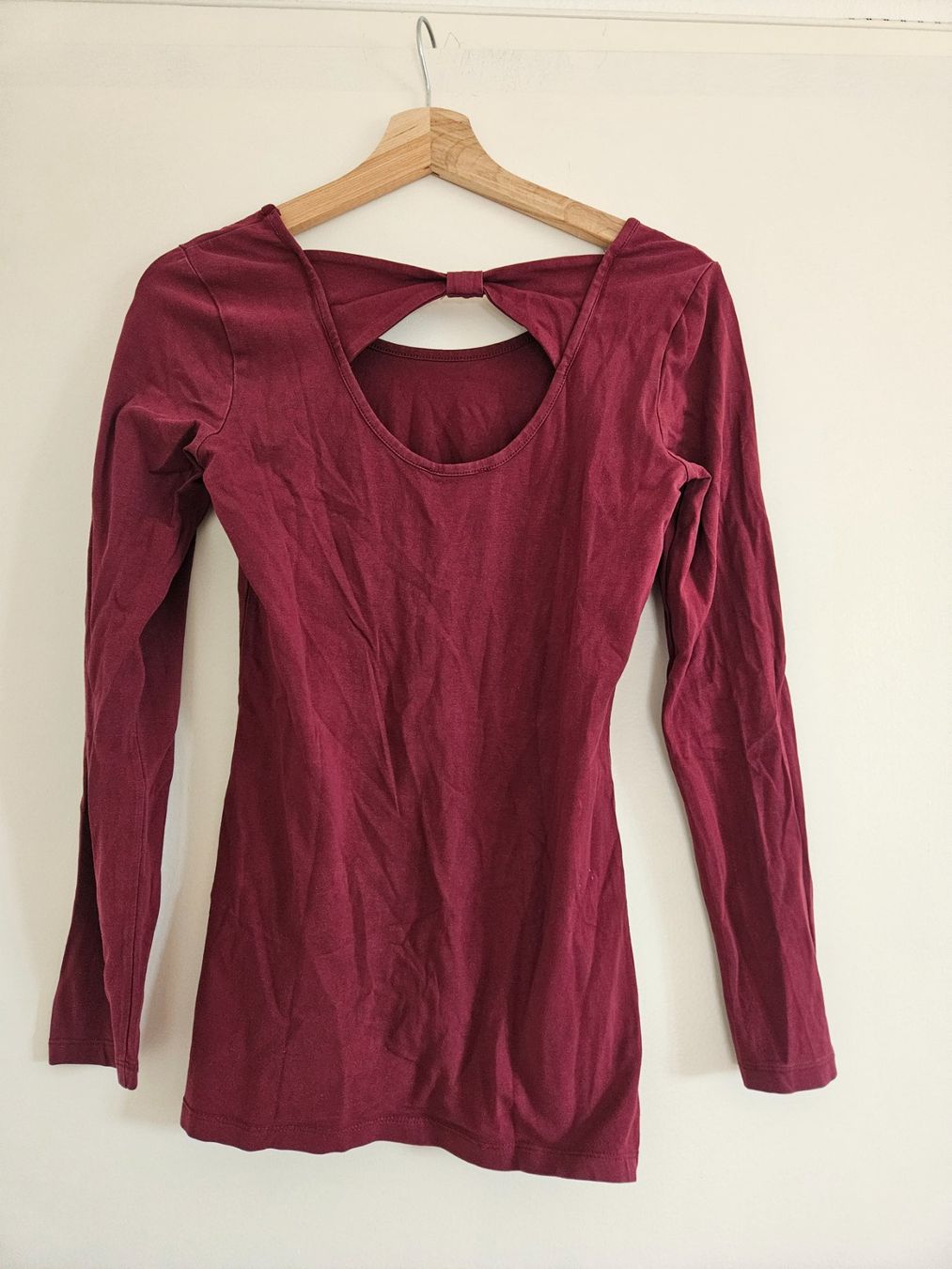 Tops: Oberteil mit langen Ärmeln dunkelrot Gr.36 – Gebraucht aus Schaffhausen von sabrina915 2