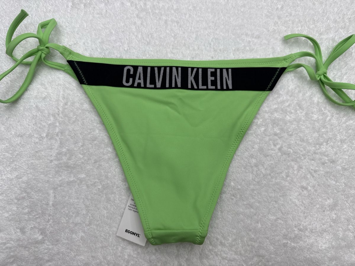 Calvin Klein Badekleider & Bikinis: Bas de bikini Calvin Klein vert taille S neuf – Neu (gemäss Beschreibung) aus Chenens von anasantos90