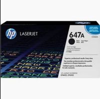 HP LaserJet Original Toner 647A Schwarz– Neu
