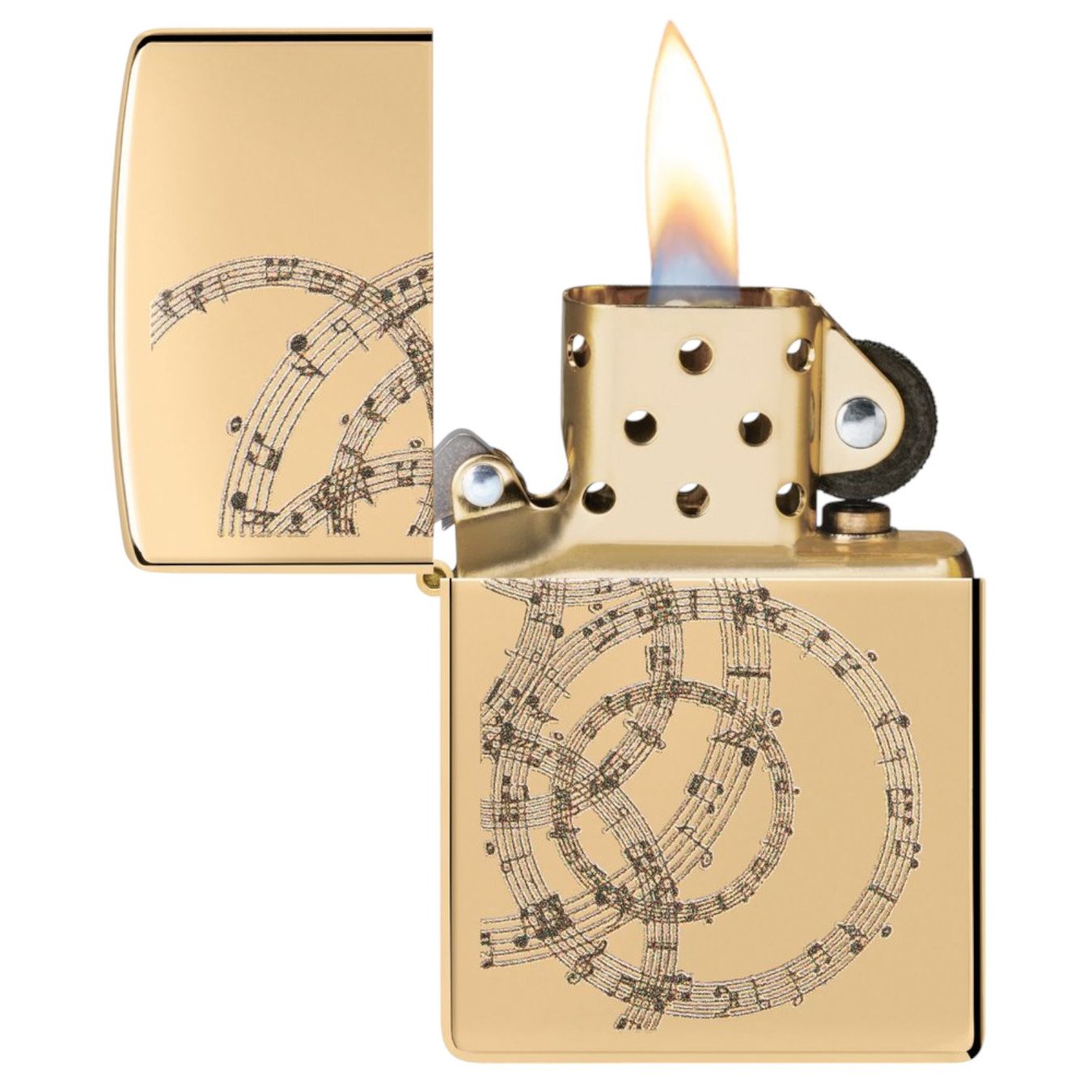 Zippo Accendini: ZIPPO Musiknoten Design 60007239 – Nuovo e nell'imballaggio originale da Ennenda venduto da Benzinflamme 2