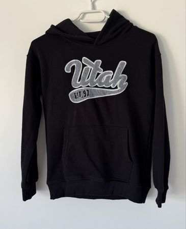 Schwarzer Hoodie, Grösse 140/146, Top Zustand!