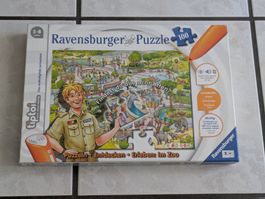 Ravensburger tiptoi Puzzle 100 Teile: Im Zoo