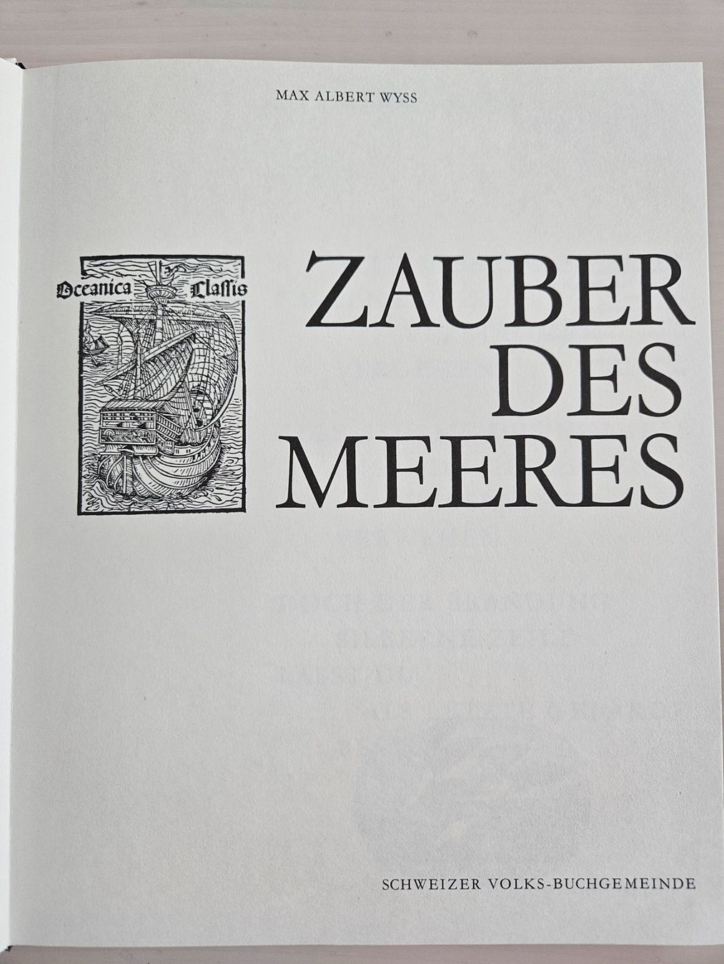 Bücher: Buch "Zauber des Meeres" von Max A. Wyss – Gebraucht aus Möriken AG von pam66 4