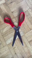 Schere mit roten Griffen - Ideal für Basteln!