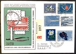 1958 - Tag der Briefmarke - Bellinzona - Baar