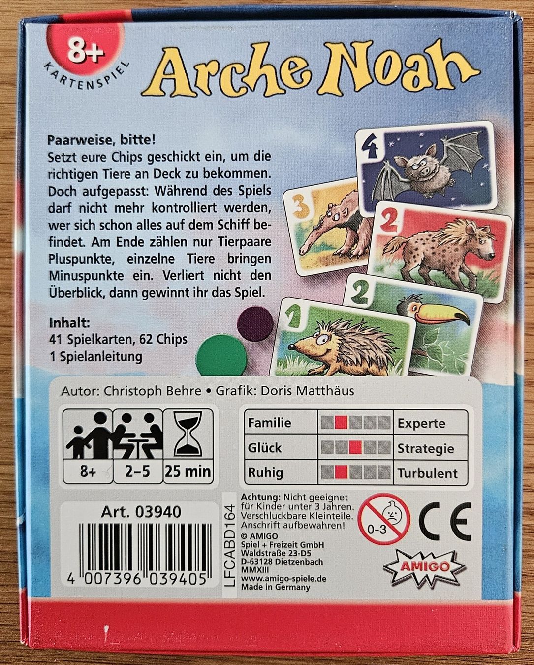 Amigo Giochi: Spiel Arche Noah – Usato da Schaffhausen venduto da asyouwestley 2