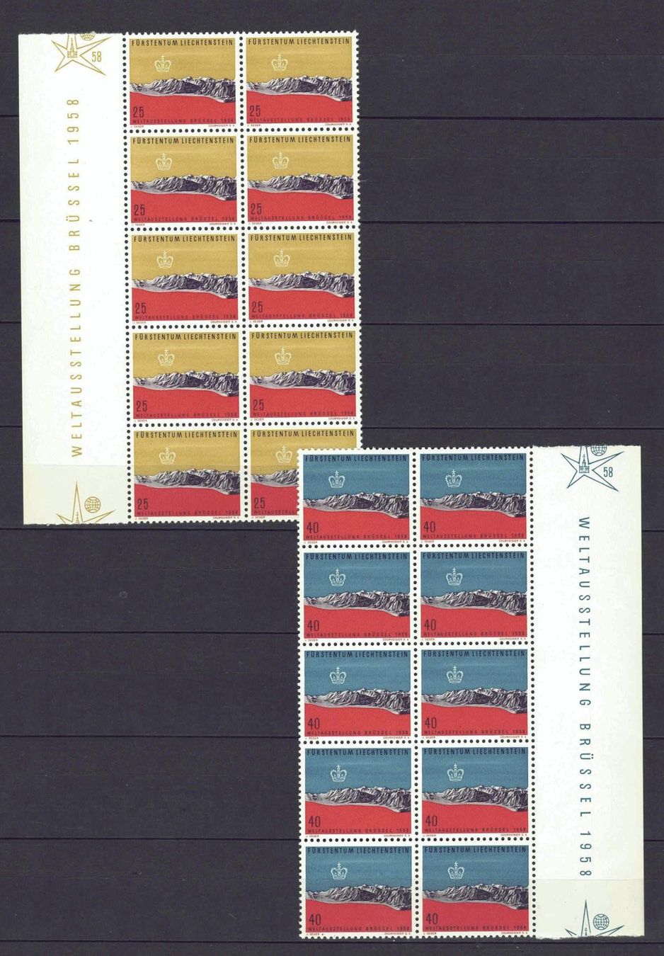 Tous les timbres: FL kl Restlos Bogenteile usw postfr** – D'occasion à Basel par Pfefferschootte