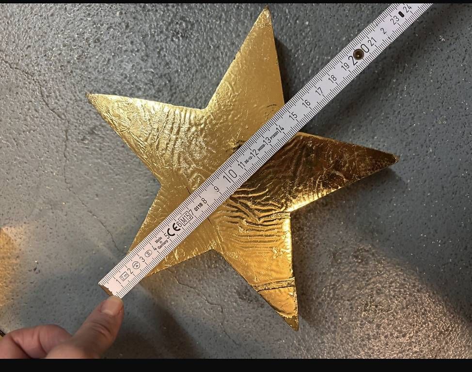 Alle Dekorationen: Goldene Deko Sterne – Gebraucht aus Winterthur von and_6ktn 2