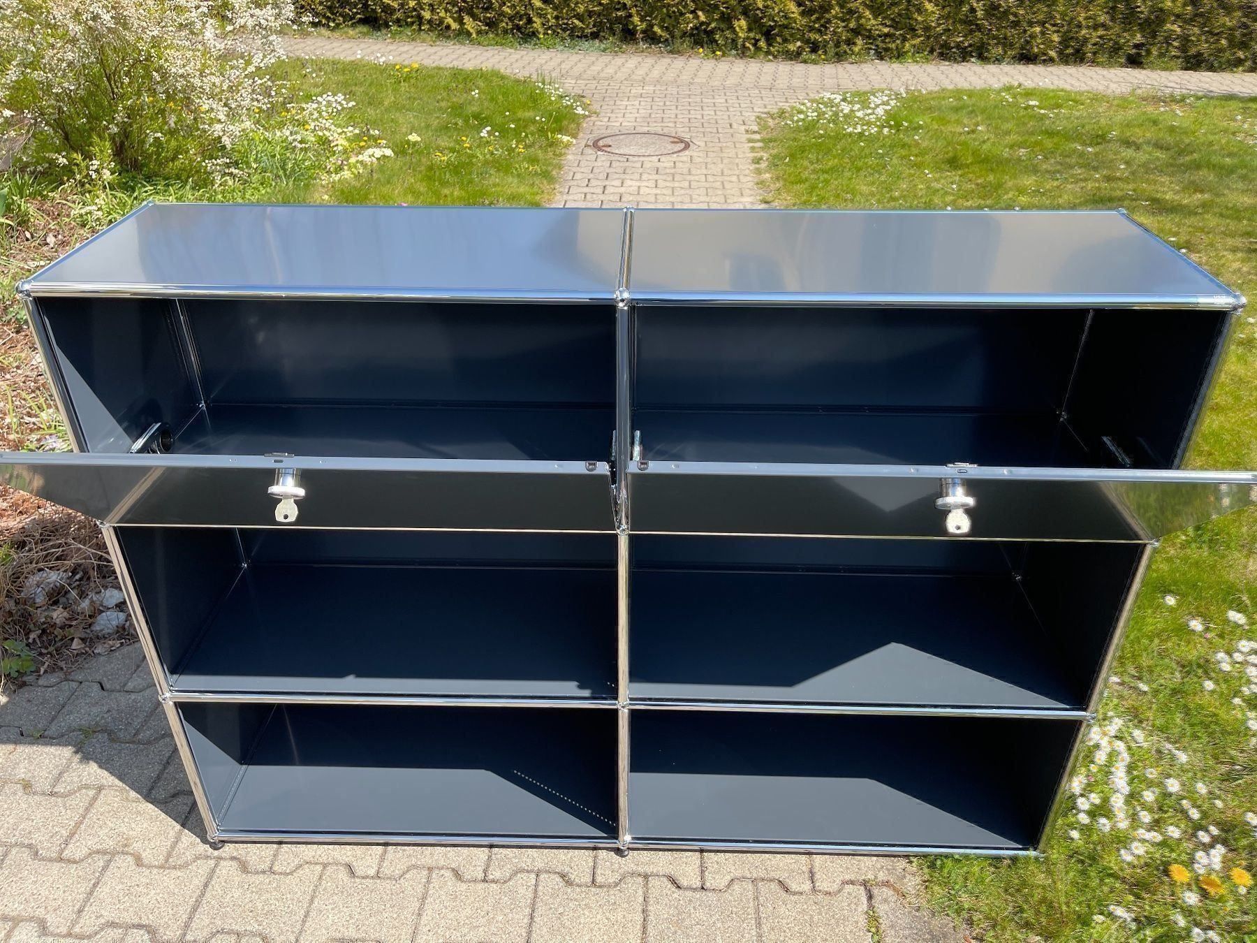 USM Regale: USM Haller Sideboard Anthrazit – Gebraucht aus Dietikon von Kumar_Occasionen 3