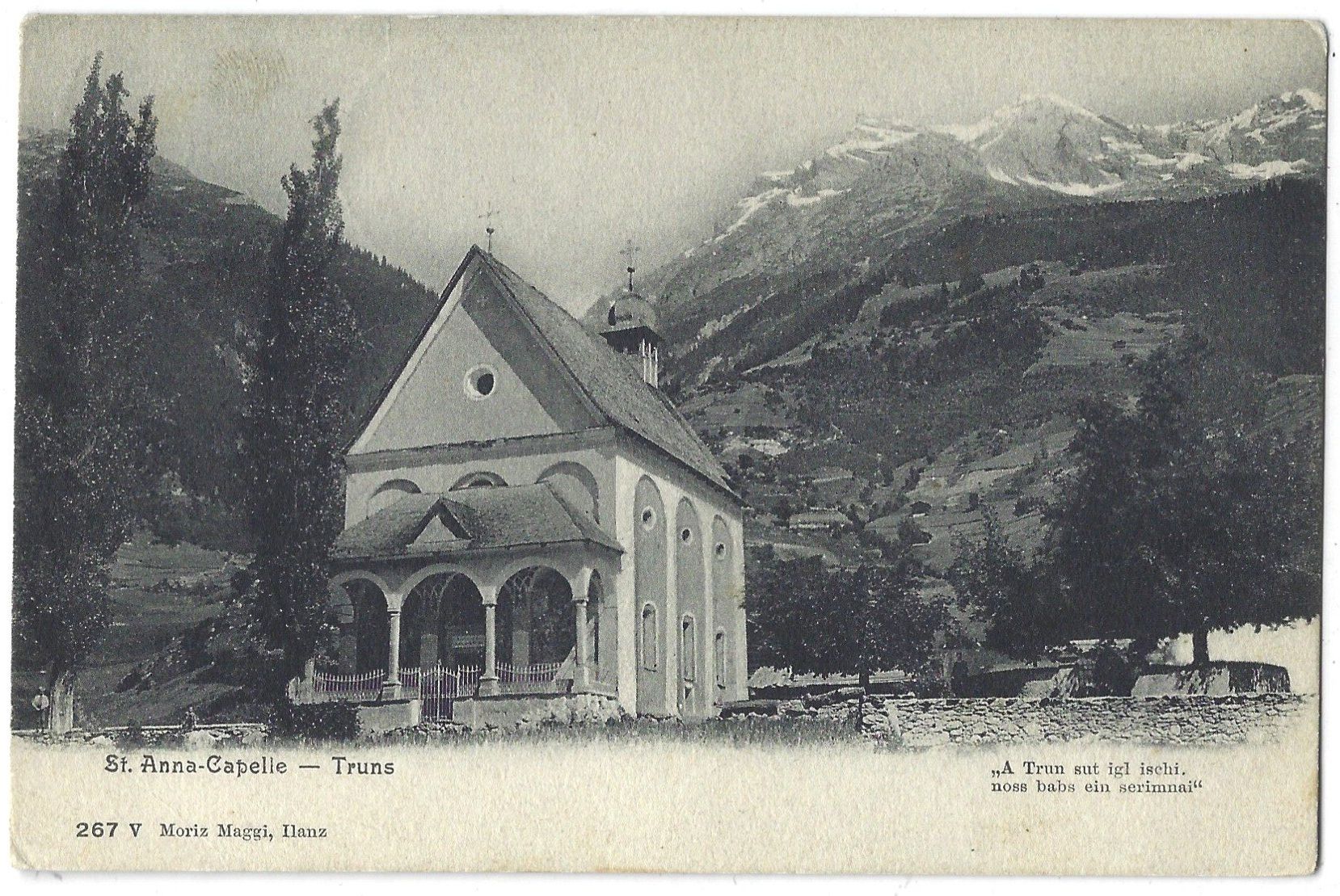 Cartoline postali: St. Anna-Capelle  --  Truns – Usato da Bütschwil venduto da Jackson1A