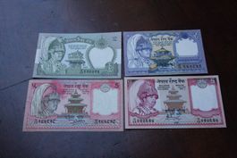 UNC Nepal 4 billets