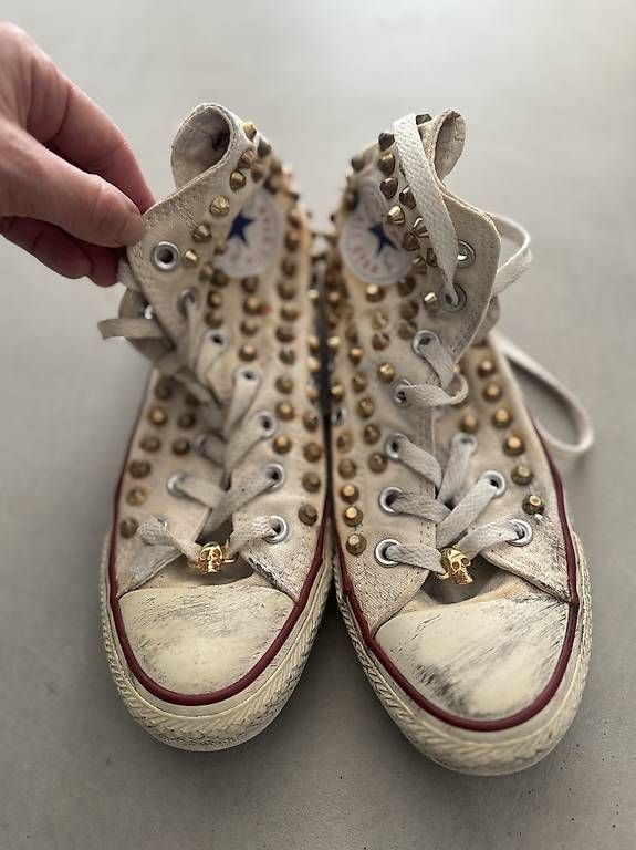 Chaussures hommes: CONVERSE All star stud borchie tg. 37  – D'occasion à Vacallo par bbo_9r85