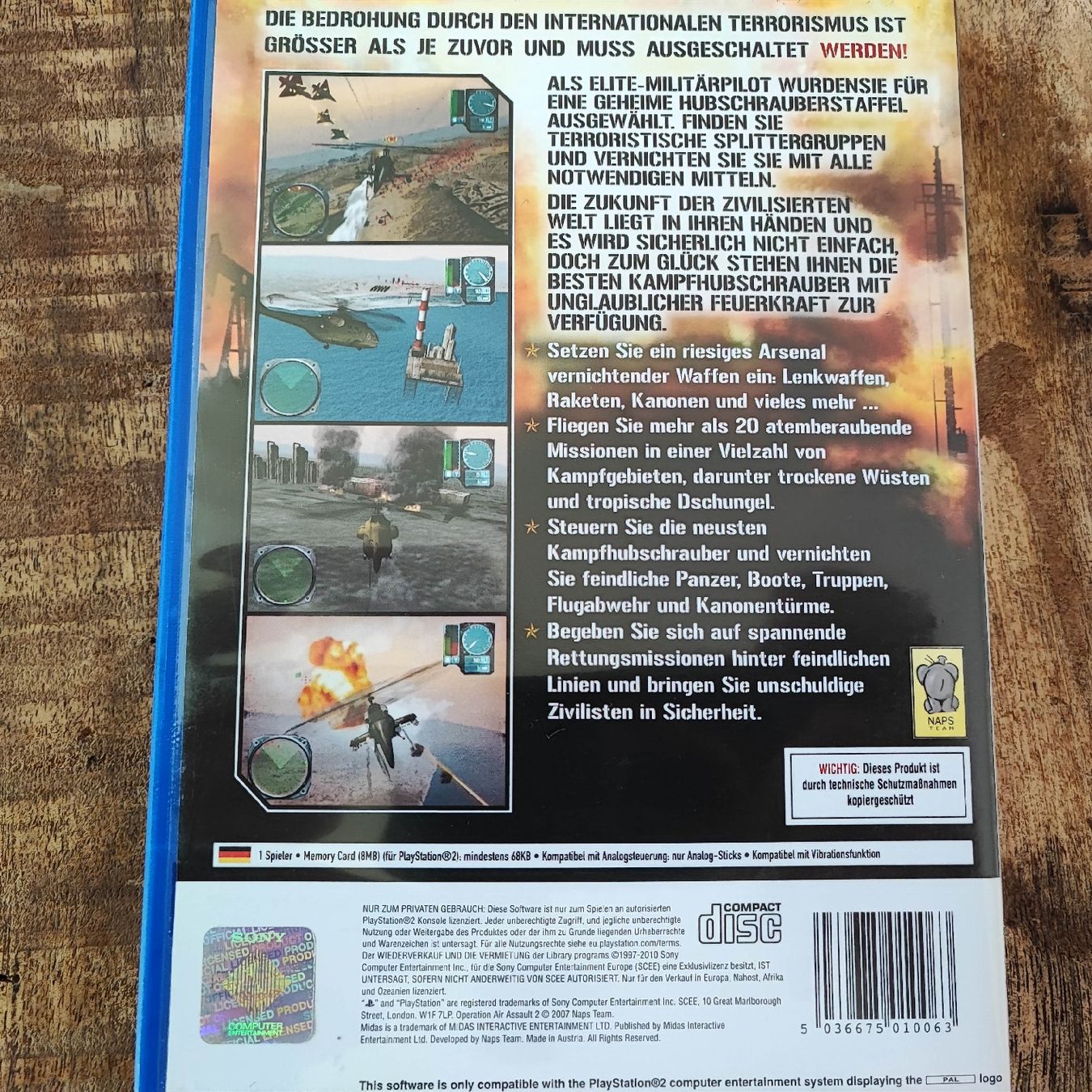Sony Spiele: Playstation 2 Spiel Operation Air Assault 2 PS2 – Gebraucht aus Dübendorf von kb86_MOVIE 1