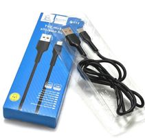 Câble Denmen D42T Silicone USB Type-C 2,4 A 1 m