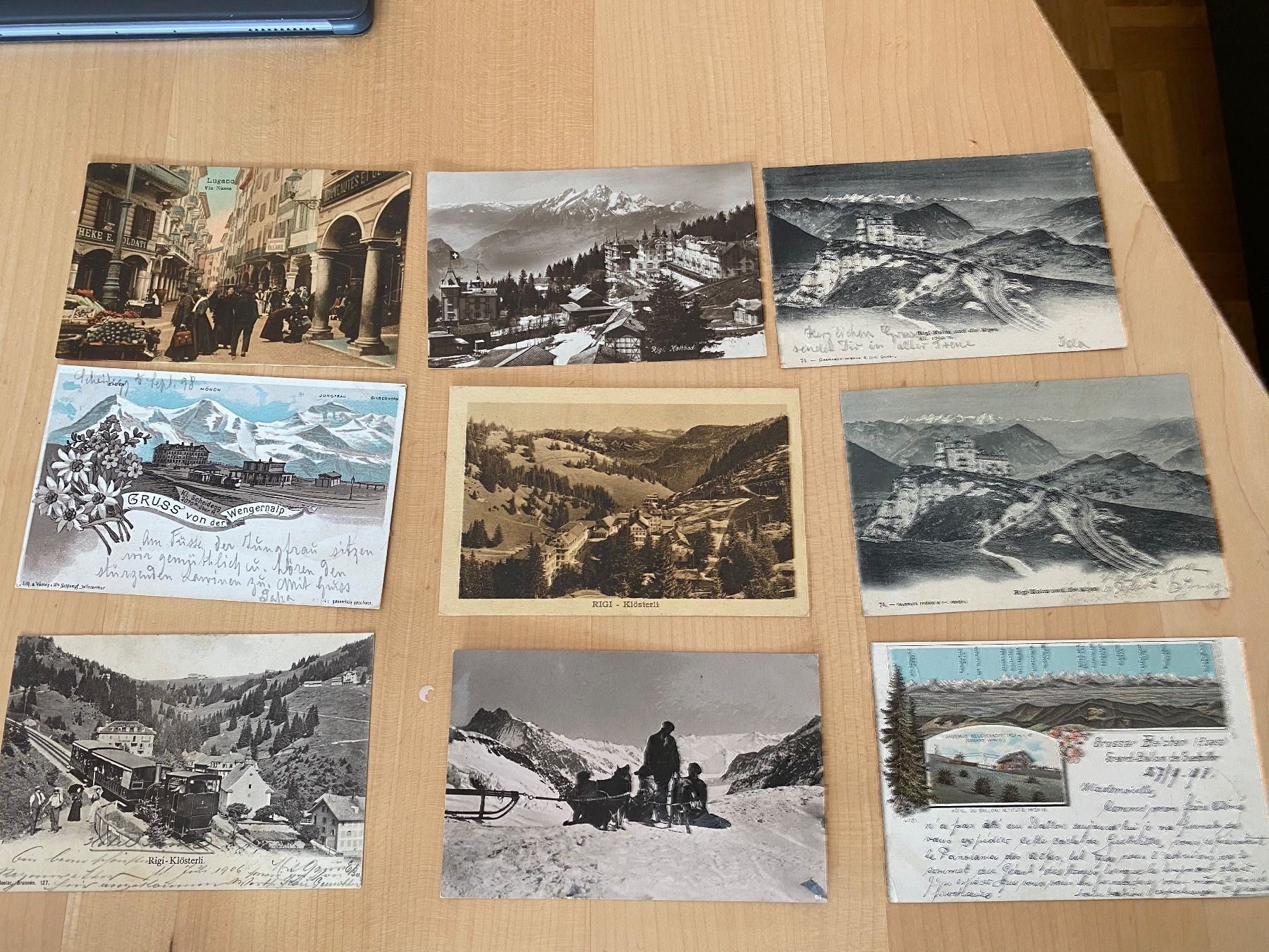 Cartoline postali: Ak Lot Nr 5 – Usato da Mosnang venduto da Goldwasser