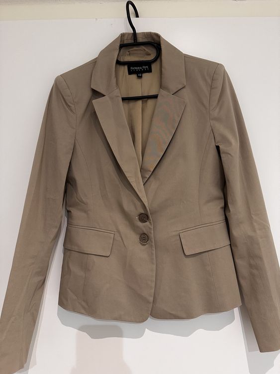 Veste Patrizia Pepe En Coton Couleur Crème - Taille 36, Occasion En Très Bon état