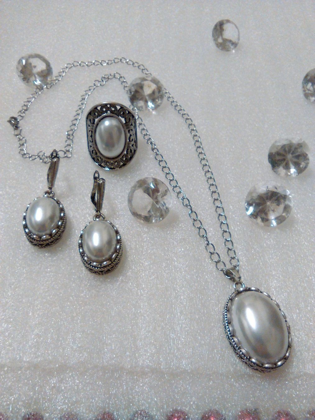 Ketten: SET MODESCHMUCK MIT PERLEN – Neu (gemäss Beschreibung) aus Basel von bijoutrie_4 1