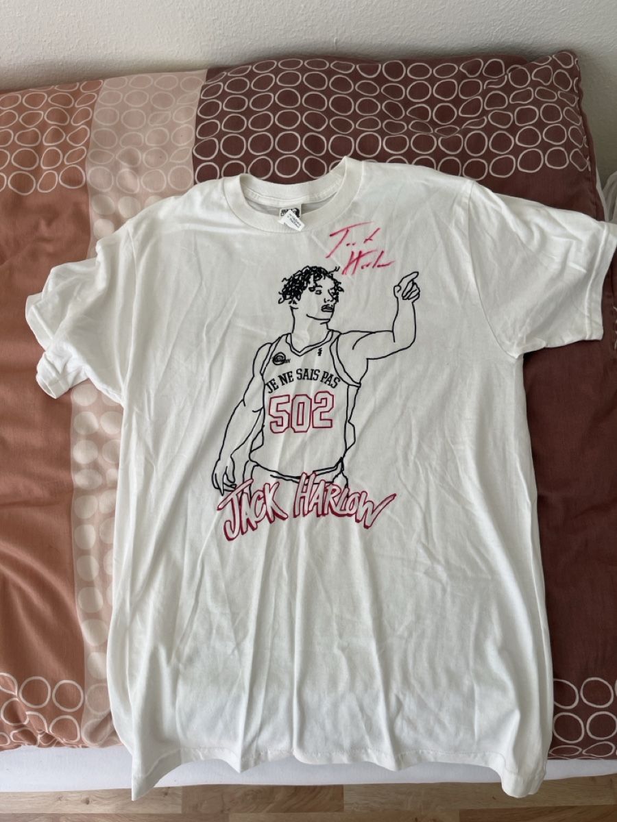 Autografi: Signed Jack Harlow T-shirt – Usato da Lugano venduto da gio_barbierii