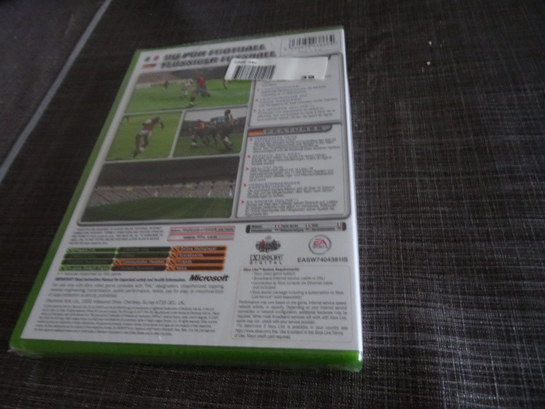 Spiele: FIFA Football 2005 XBOX NEUWARE – Neu und originalverpackt aus Olten von Disc-Ausverkauf 1