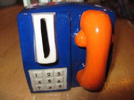 Telefon Sparbüchse, Kässeli - neu