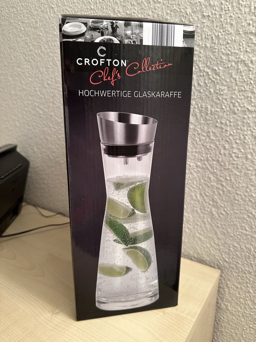 Caraffe: CROFTON HOCHWERTIGE GLASKARAFFE – Nuovo e nell'imballaggio originale da Richterswil venduto da Tamtamgirl2 2