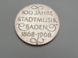 🇨🇭🤍  Swiss Silver: 100 years music Baden *15 g .900*