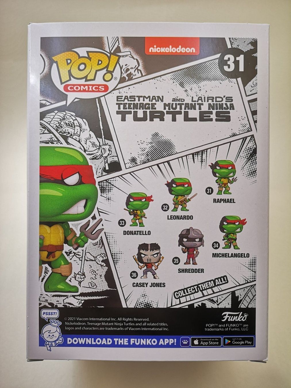 Funko Figuren: Funko Pop Raphael #31 – Neu und originalverpackt aus Riehen von _TheCollectorShop_ 3