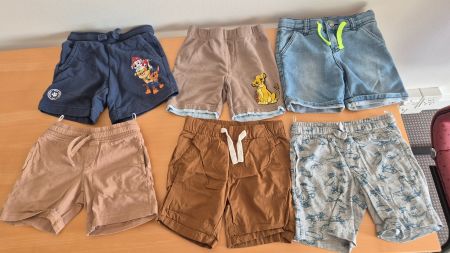 6 Shorts stylés taille 98: PN: CHF 49.90