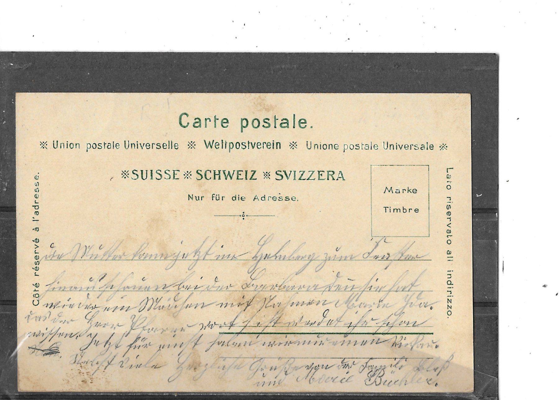 Ansichtskarten: SG Gruss aus Bächle Hemberg (Litho) – Gebraucht aus Schocherswil von Wilare 1